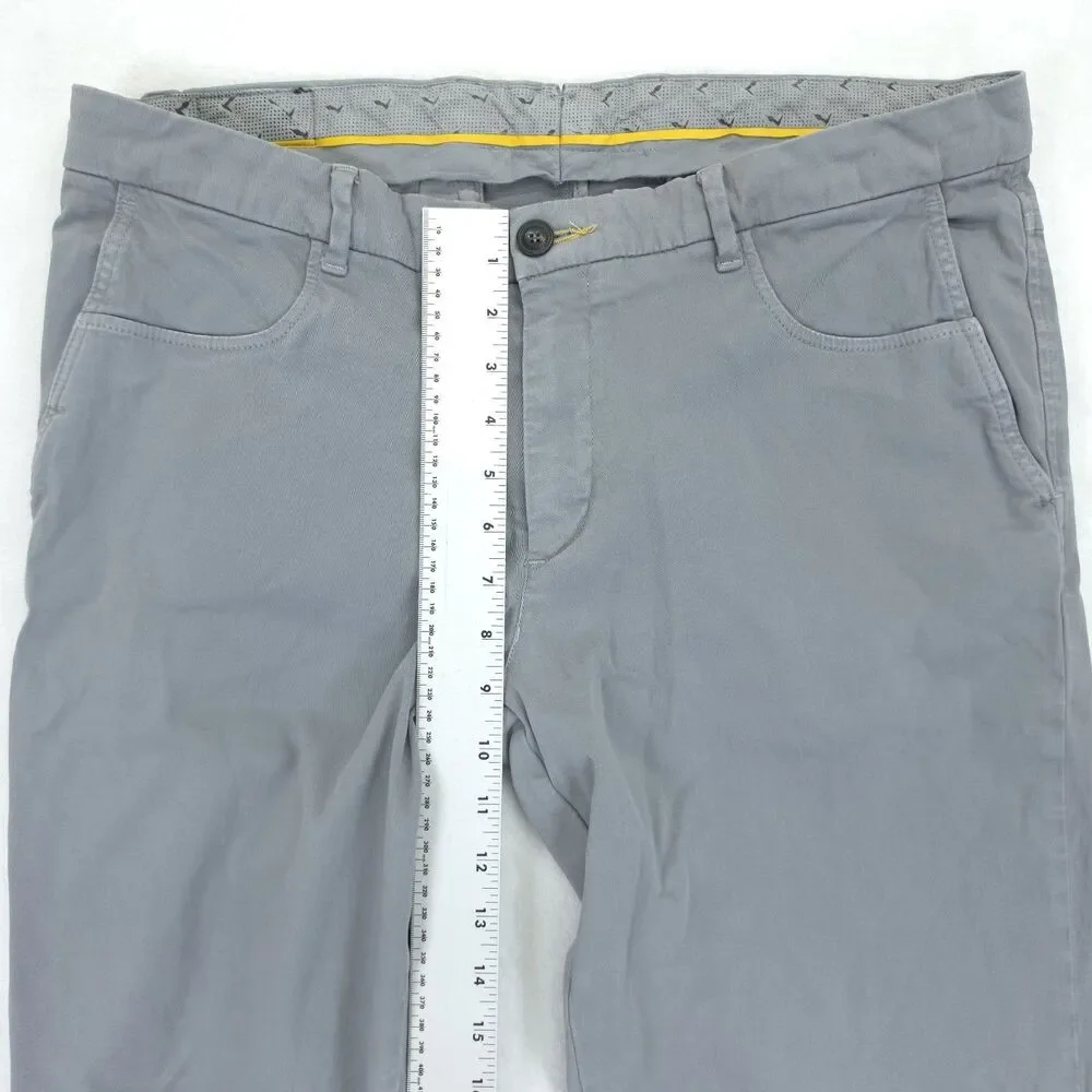 Trussardi Pants Chinos Jeans Men's 52 (Measures 35x33) Gray Casual